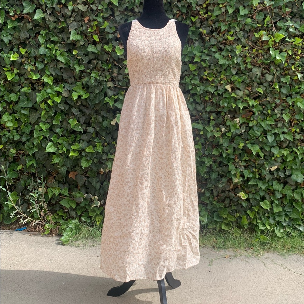 En Saison Cream Floral Maxi Dress